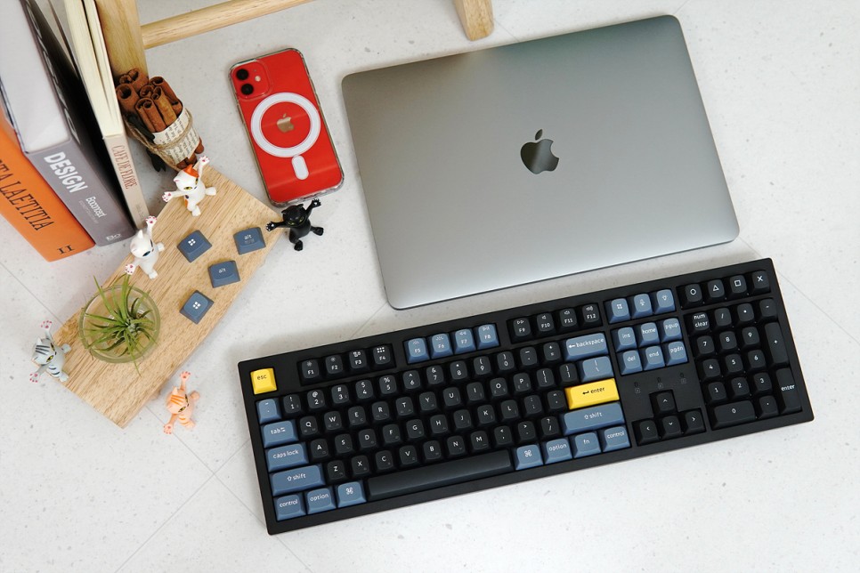 조용한 무선 블루투스 기계식 키보드 키크론 K2 retro 저소음 적축